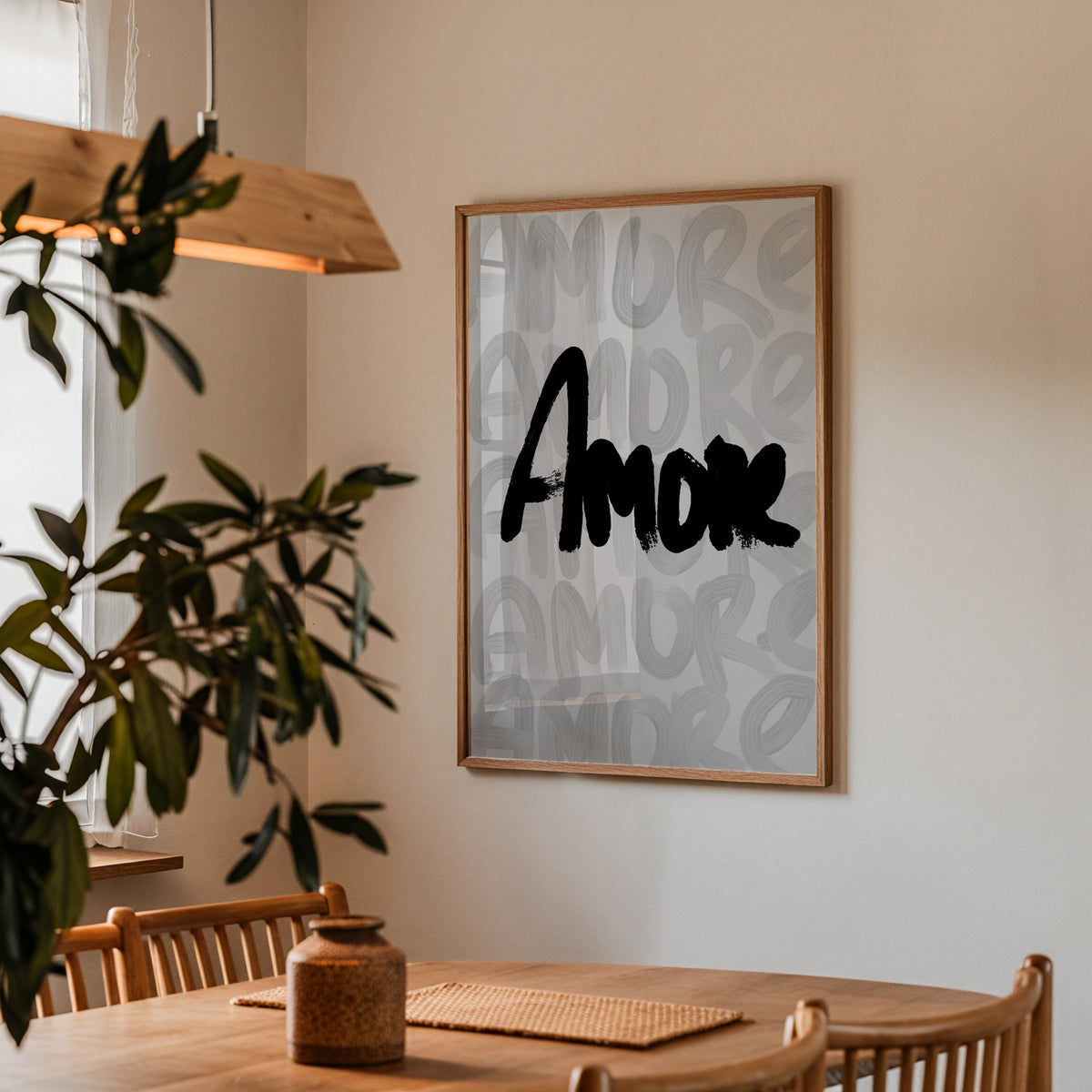 Amore Brushstroke Poster – i rum 5