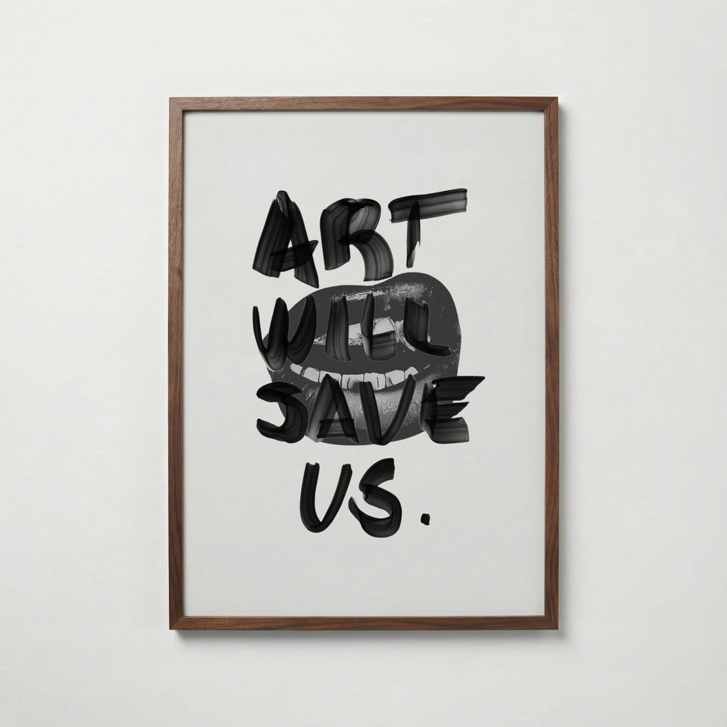 Painted Art Manifesto Poster – valnötsram