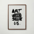 Painted Art Manifesto Poster – valnötsram