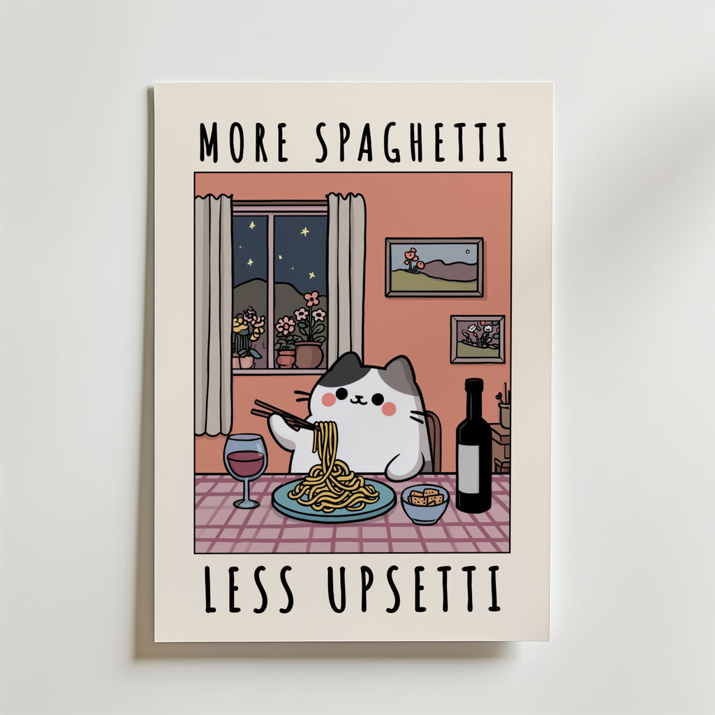 Bundle 2-pack Espresso & Spaghetti Mood – kuraterad postercollection som lyfter hemmet hos Bozetto