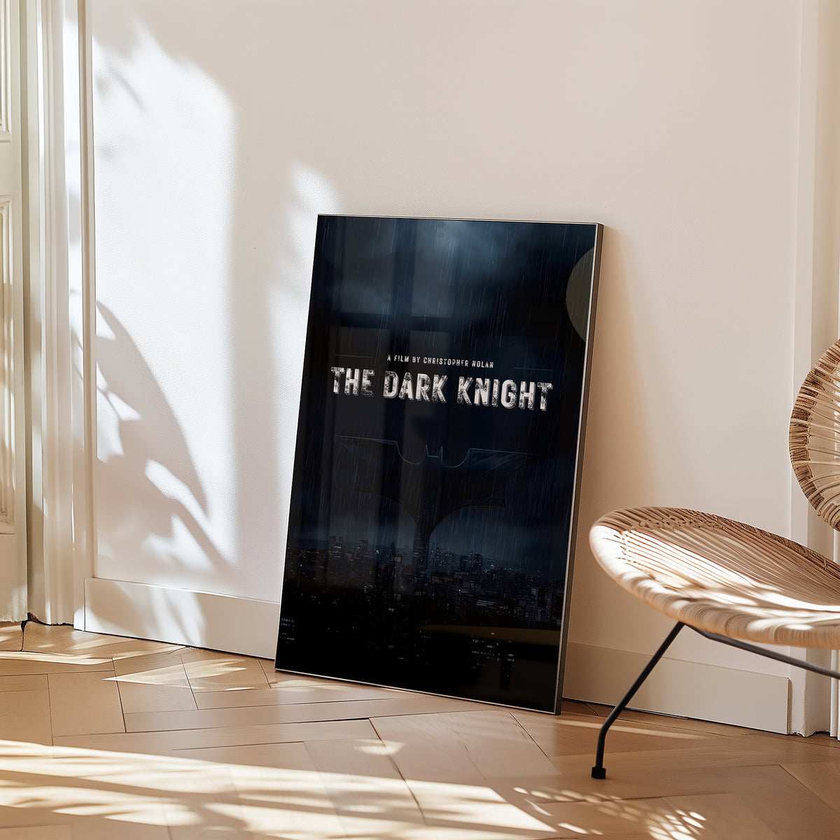 Mockup av Batman: The Dark Knight affisch på vägg – köp enkelt hos Bozetto i hög kvalitet