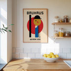 Bauhaus Gentleman Poster – i rum 2