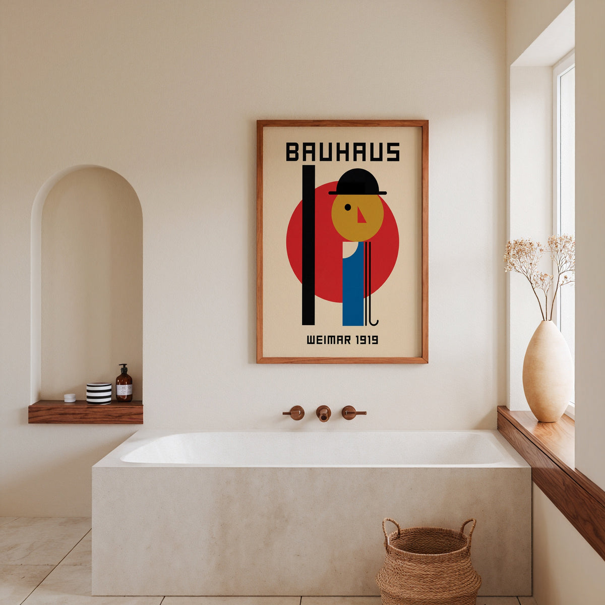 Bauhaus Gentleman Poster – i rum 4