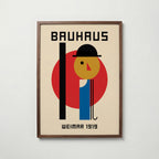 Bauhaus Gentleman Poster – valnötsram