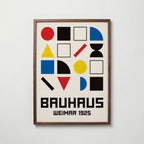 Bauhaus Weimar Poster – valnötsram