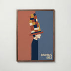 Bauhaus Hat Lady Poster – valnötsram