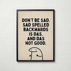 Das Not Good – affisch med snyggt motiv, köp enkelt hos Bozetto i flera storlekar