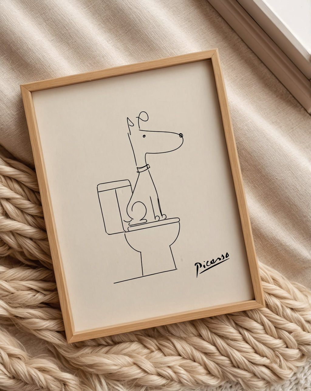 Pablo Picasso Whispering poster i stilrent hem med modern inredning – köp enkelt hos Bozetto