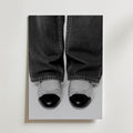 Cap Toe Ballerina Poster – canvas utan passepartout