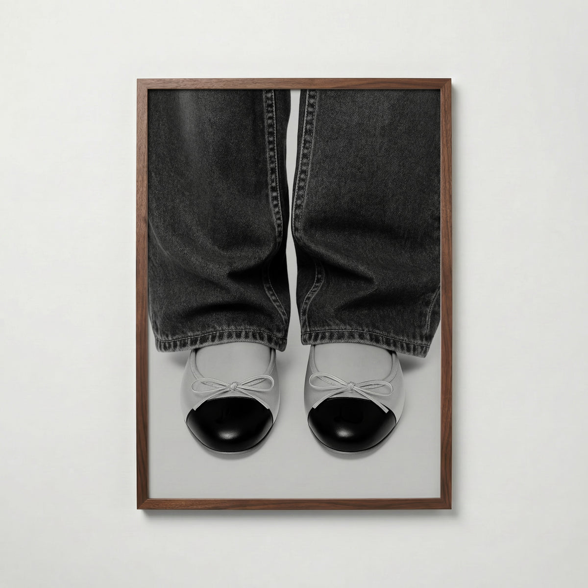 Cap Toe Ballerina Poster – valnötsram