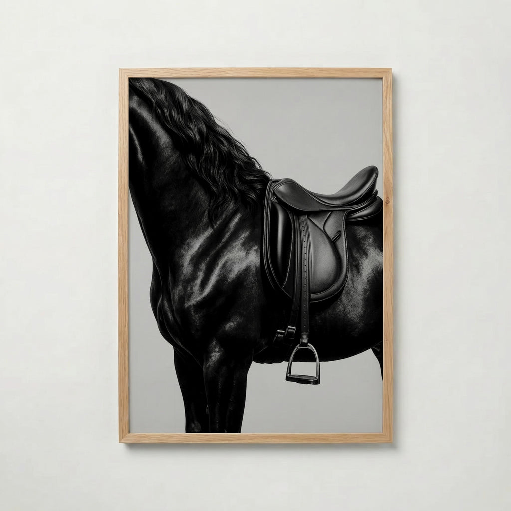 Black Stallion Saddle Poster – ekram