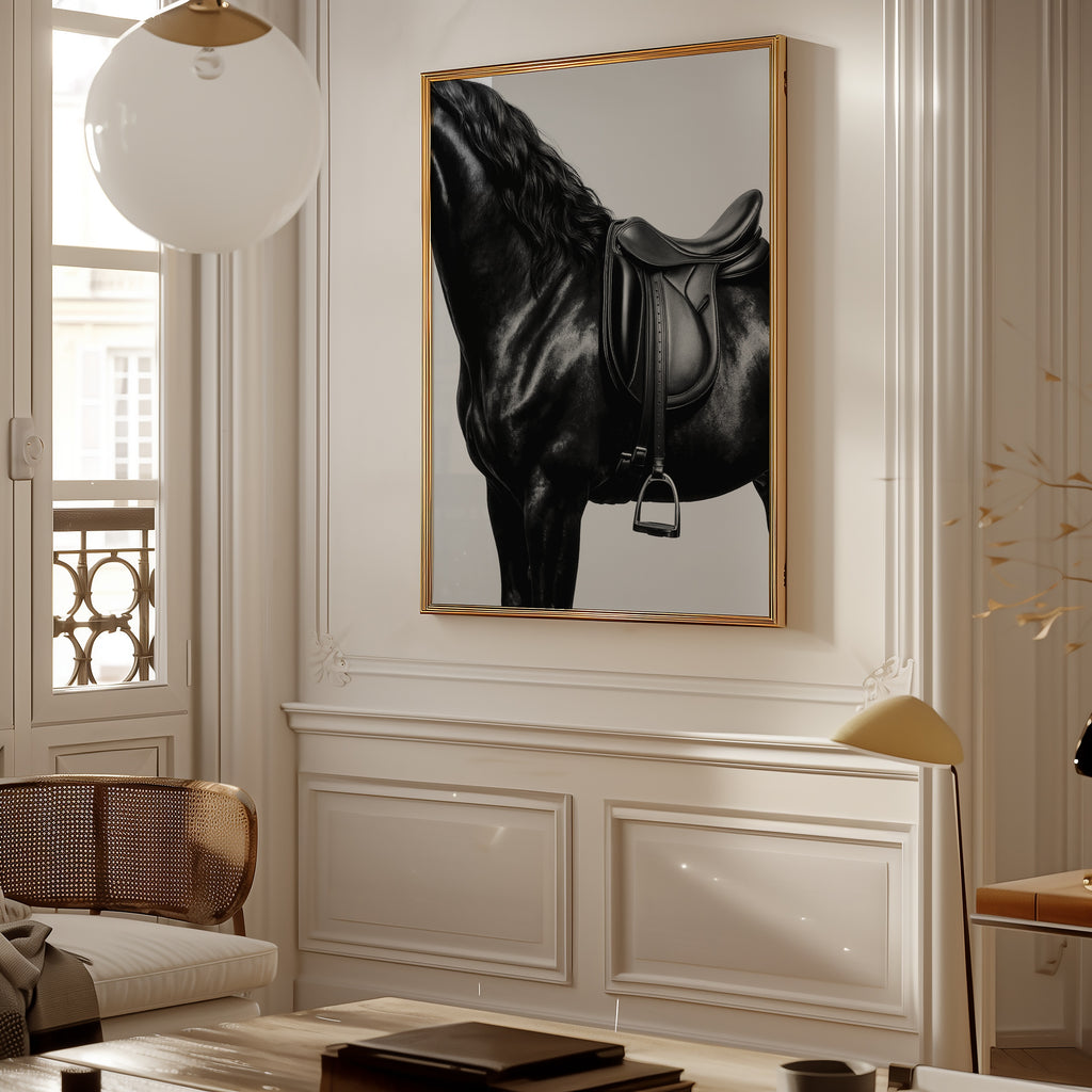Black Stallion Saddle Poster – i rum 3