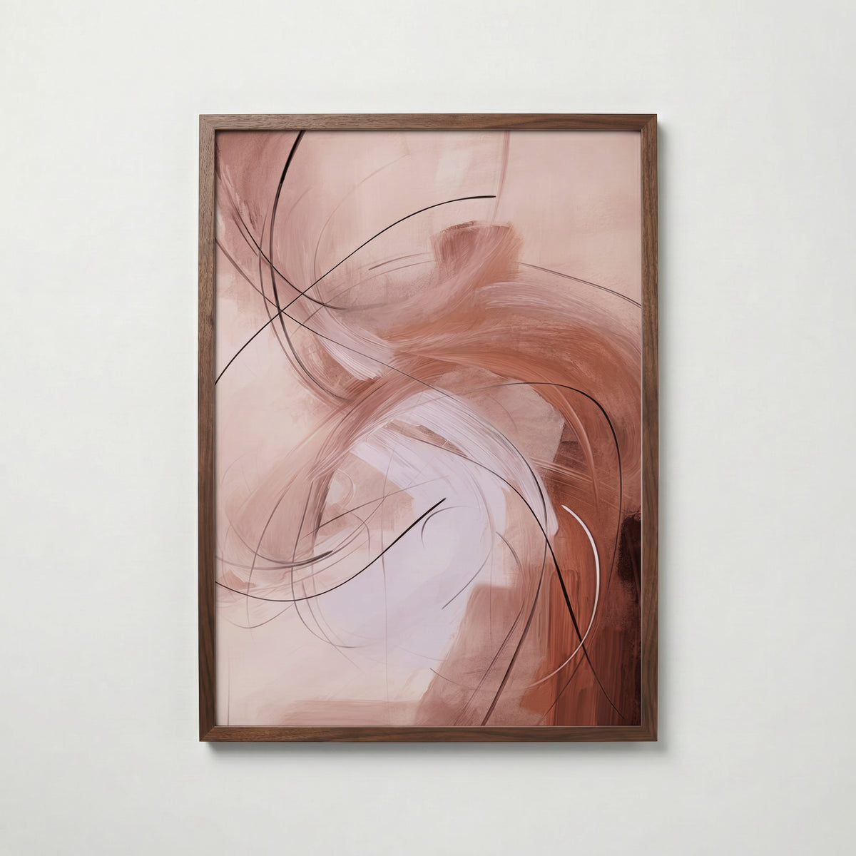 Blush Vortex Poster i hemmiljö