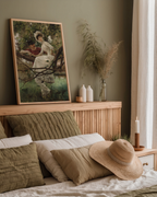 Mockup av Carl Larsson Idyll affisch på vägg – köp enkelt hos Bozetto i hög kvalitet