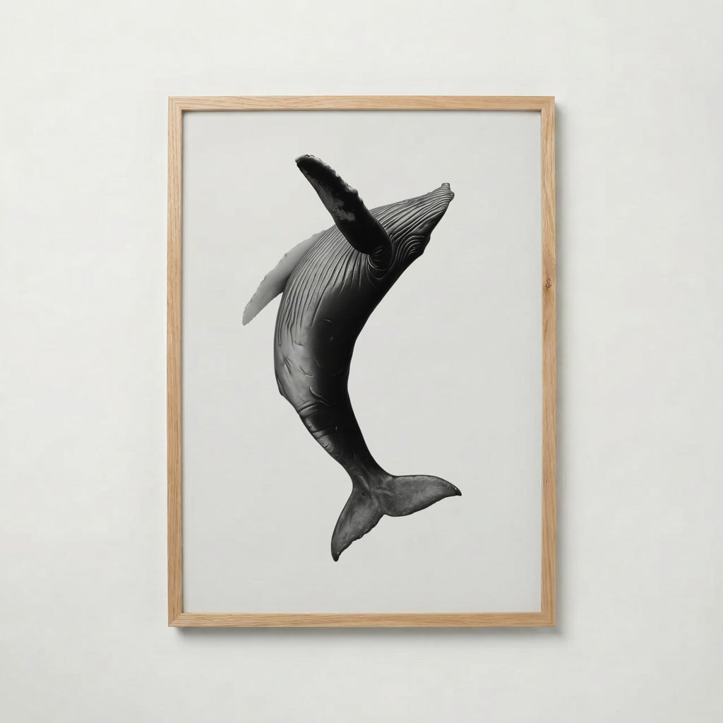 Breaching Whale Poster – ekram