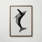 Breaching Whale Poster – valnötsram