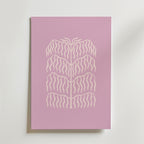 Lilac Botanical Form – stilfullt konsttryck från Bozetto, tryckt på matt finpapper
