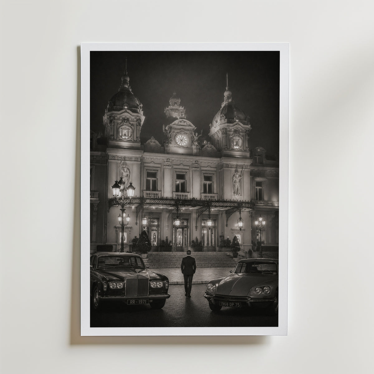 Plakat kasyna w Monte Carlo