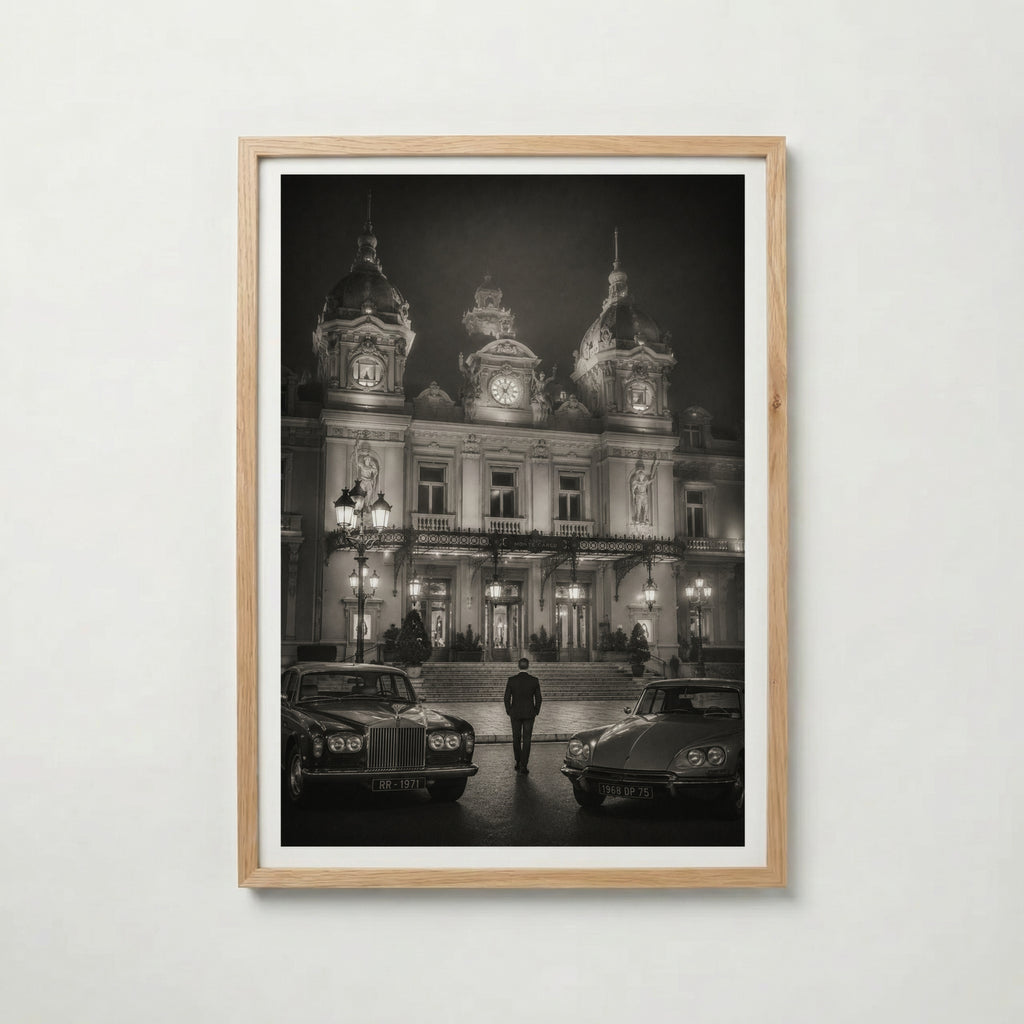 Plakat kasyna w Monte Carlo