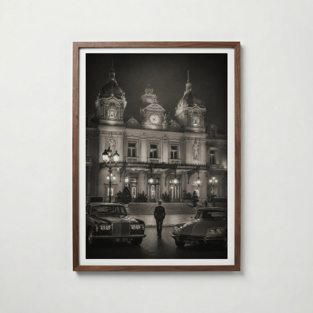 Plakat kasyna w Monte Carlo