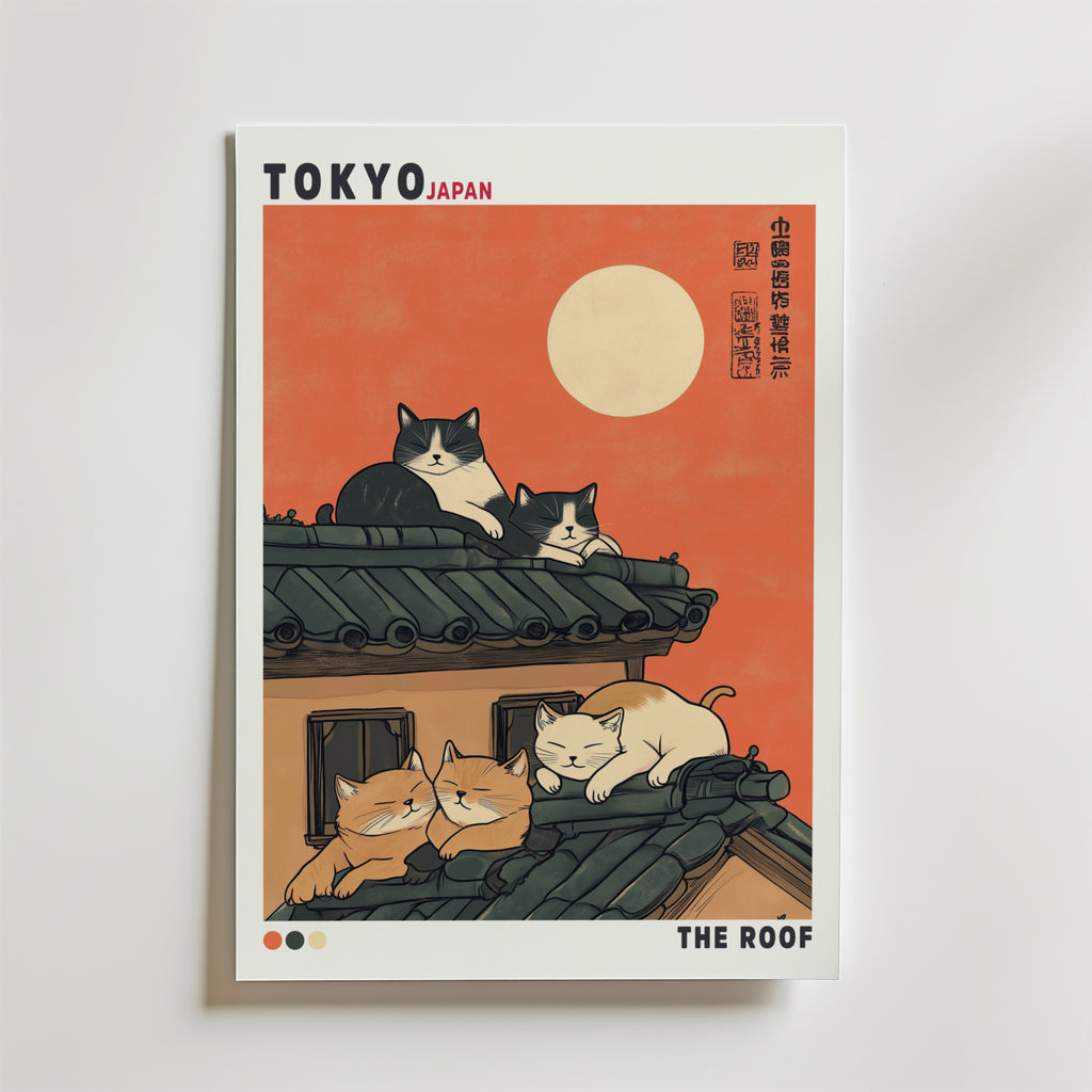 Bundle 2-pack Koi Rooftop Harmony – kuraterad postercollection som lyfter hemmet hos Bozetto