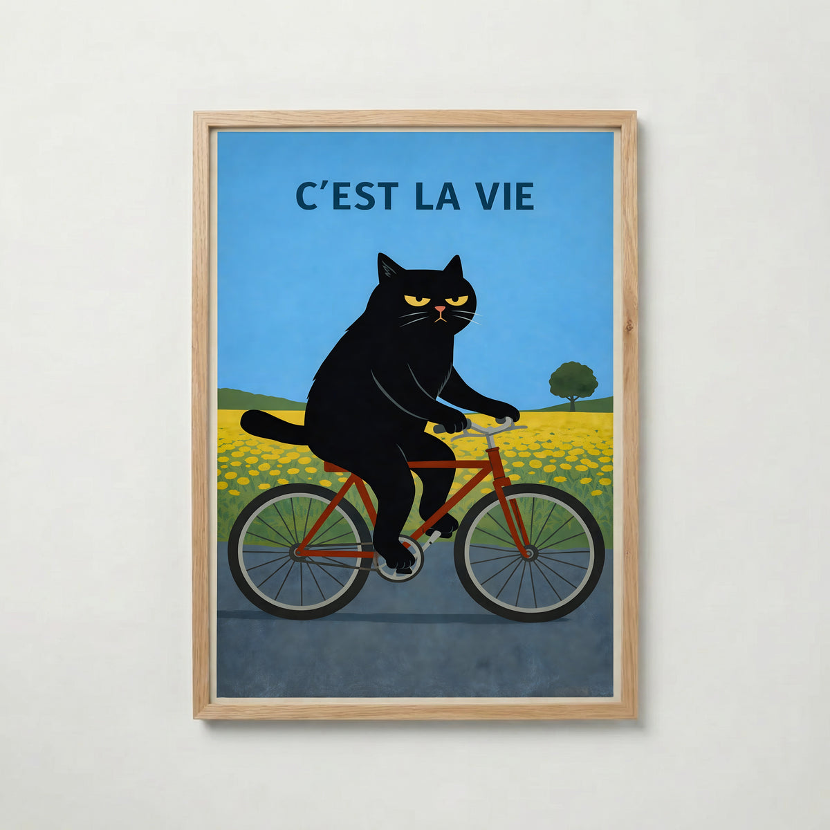 C’est La Vie poster visad rakt fram – Bozetto affisch i hög tryckkvalitet i hög tryckkvalitet