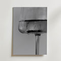 Frosted Wine Glass Poster – canvas utan passepartout