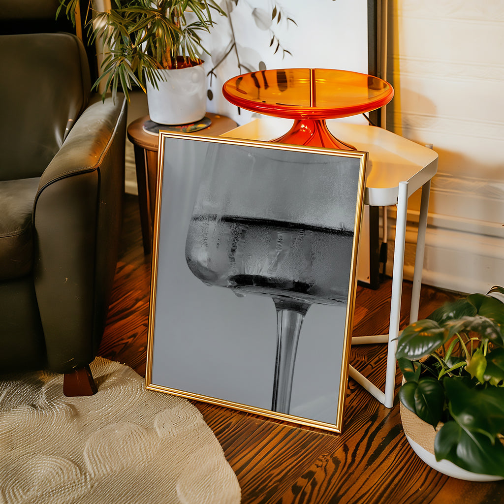 Frosted Wine Glass Poster – i rum 3