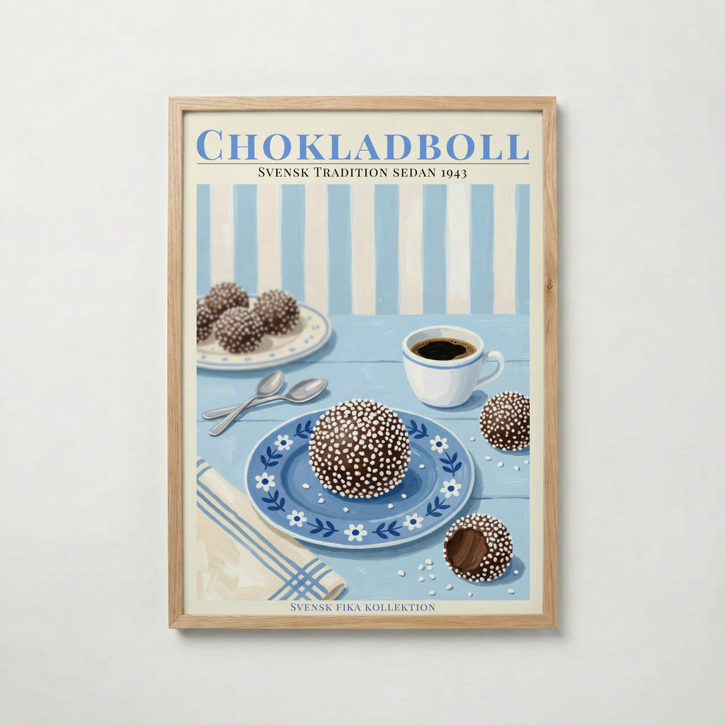 Chokladboll poster visad rakt fram – Bozetto affisch i hög tryckkvalitet i hög tryckkvalitet
