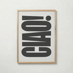 Ciao Bold Type Poster – ekram