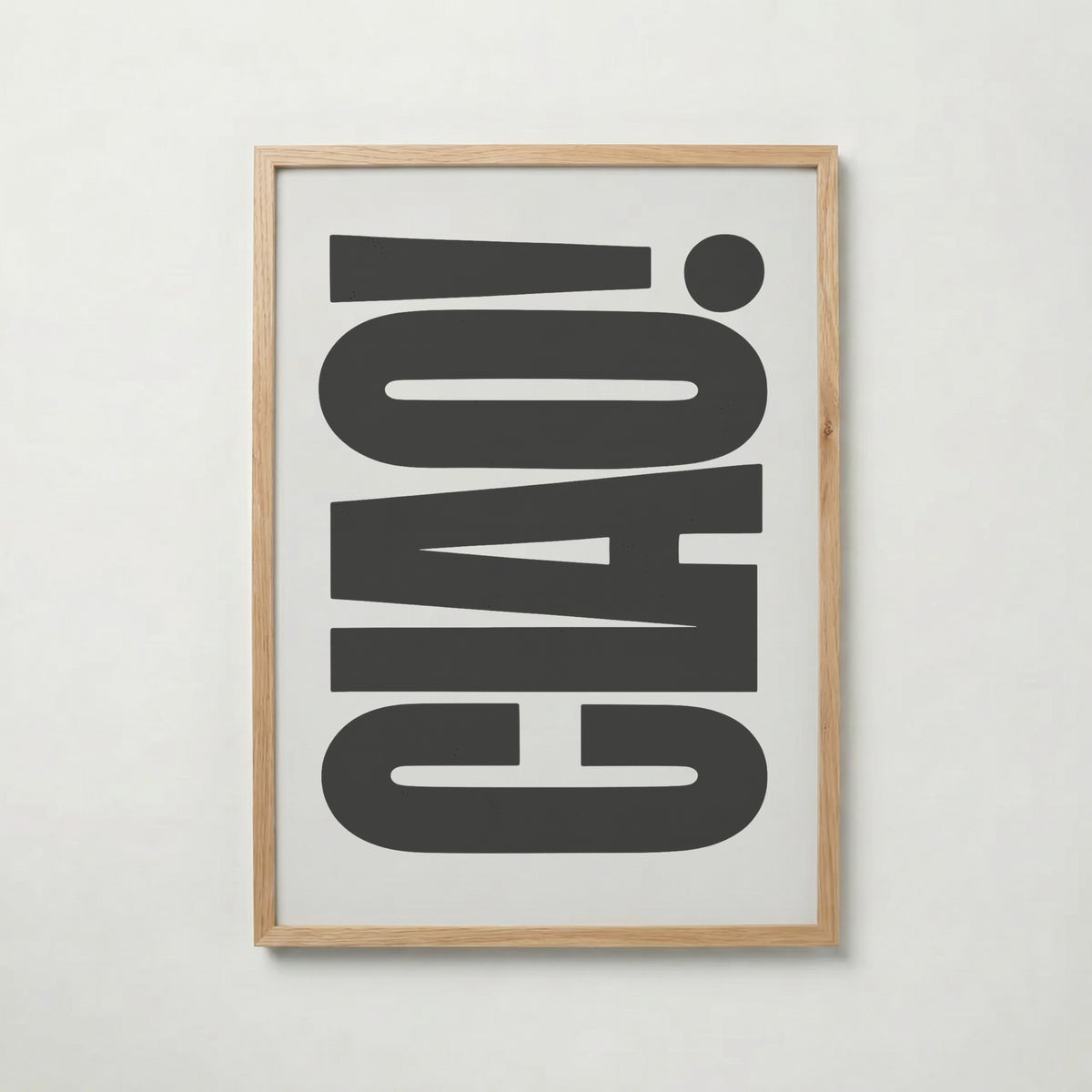 Ciao Bold Type Poster – ekram