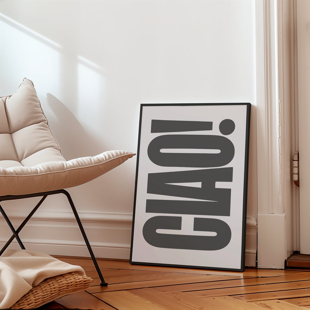 Ciao Bold Type Poster – i rum 4