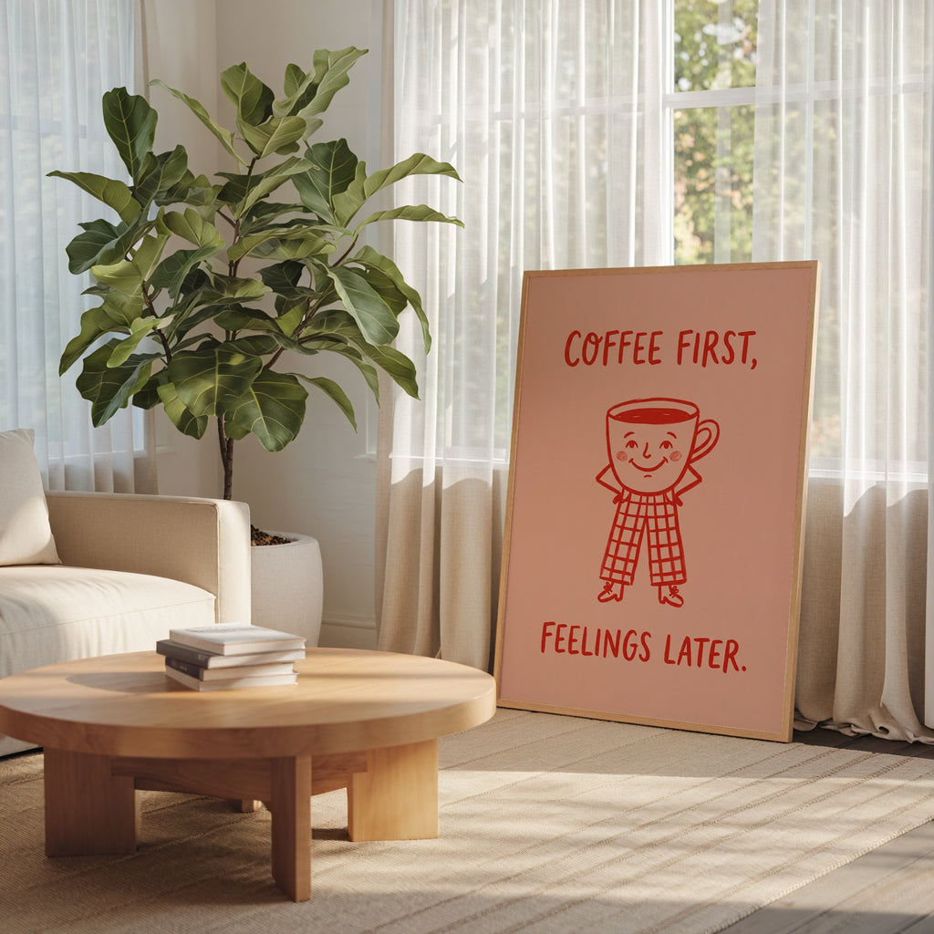 Coffee First Poster – i rum 4