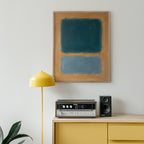 Colour Field in Teal Poster – i rum 1