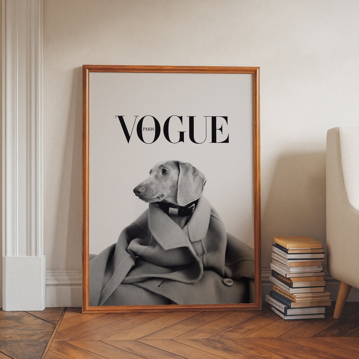 Wrapped Wool Hound Poster – i rum 2