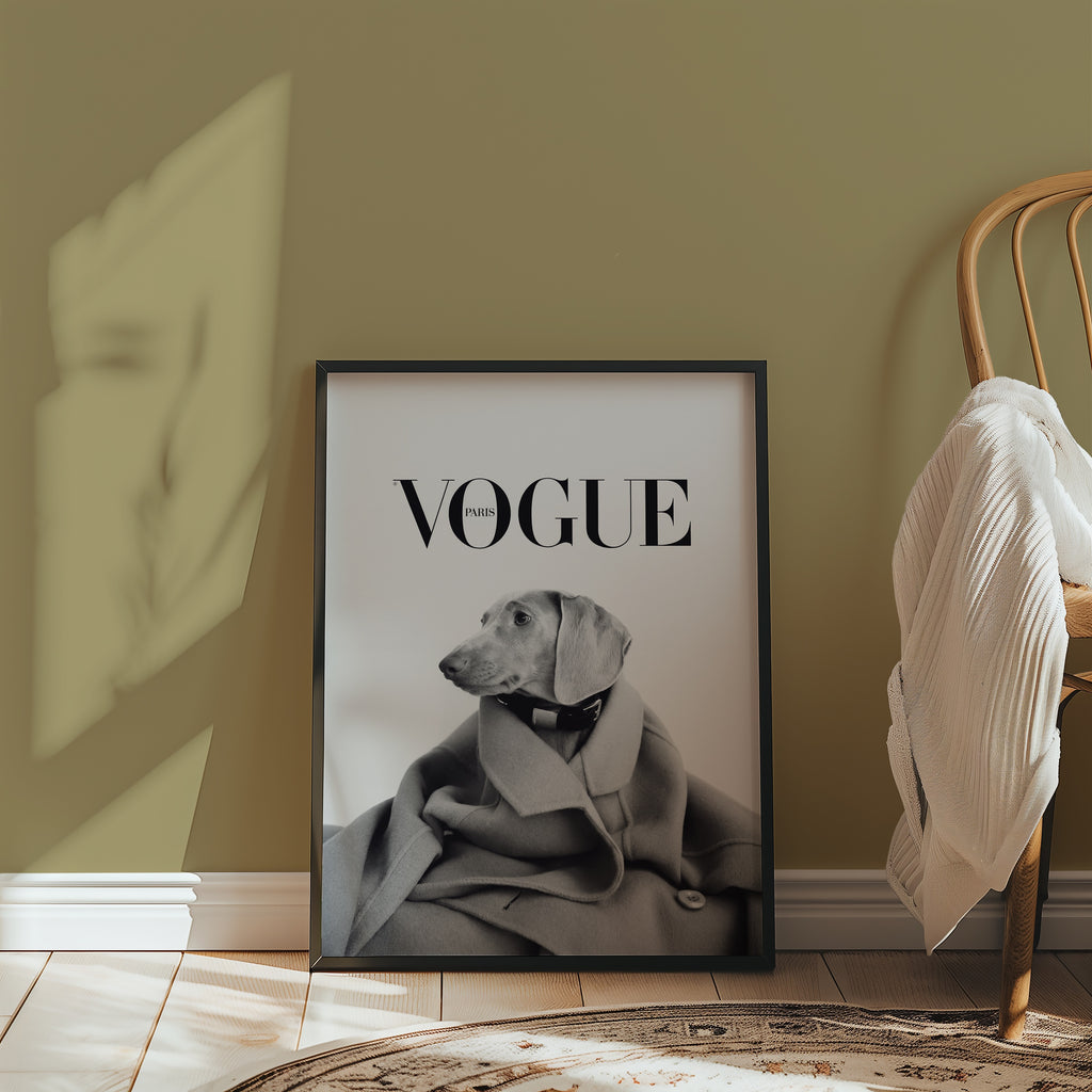 Wrapped Wool Hound Poster – i rum 4