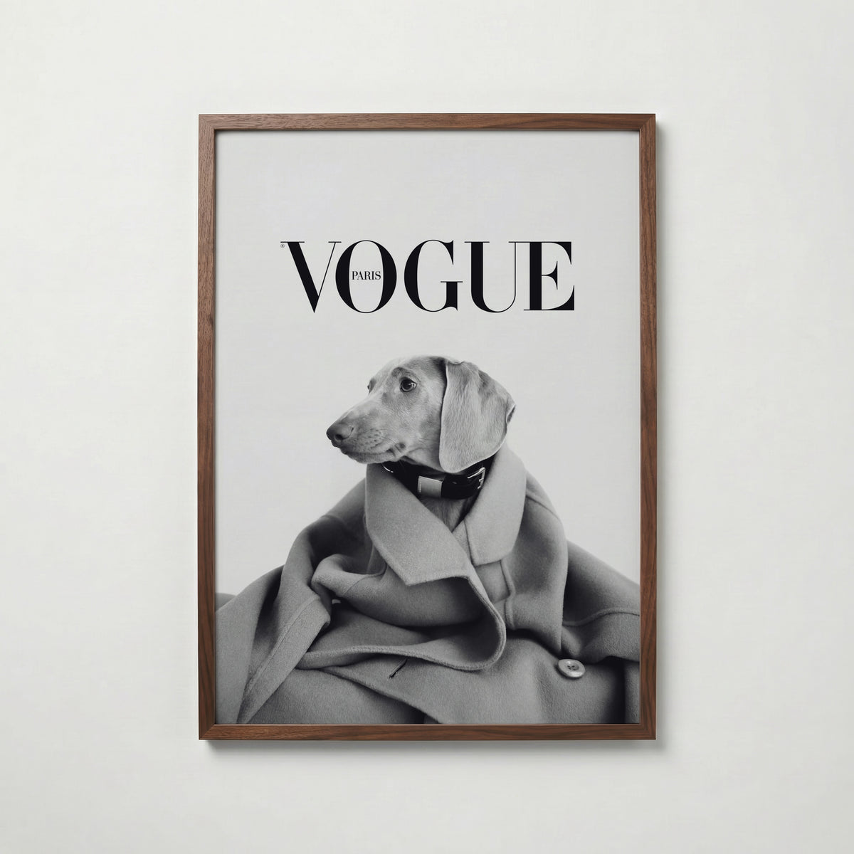 Wrapped Wool Hound Poster – valnötsram