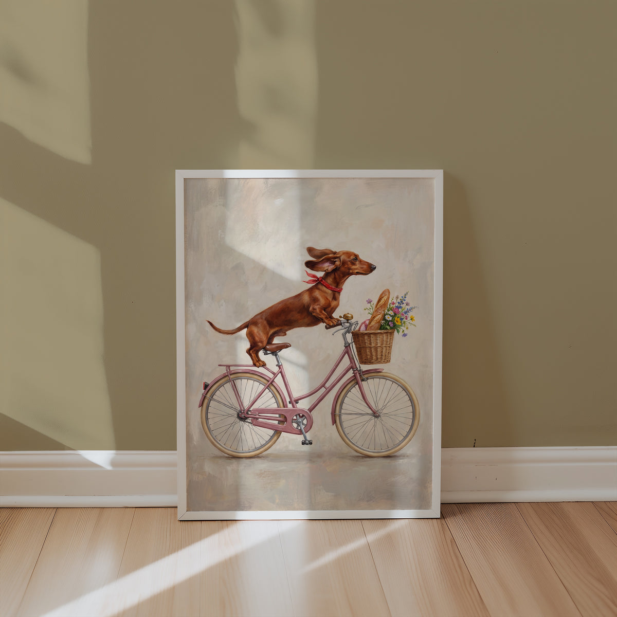 Dachshund on Tour Poster – i rum 3