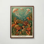 Deep Sea Bloom Poster i vardagsrumsmiljö