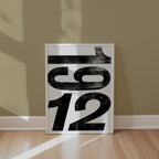 Worn Ink Numerals Poster – i rum 4