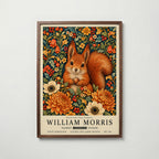 William Morris Hazel Squirrel Poster – valnötsram
