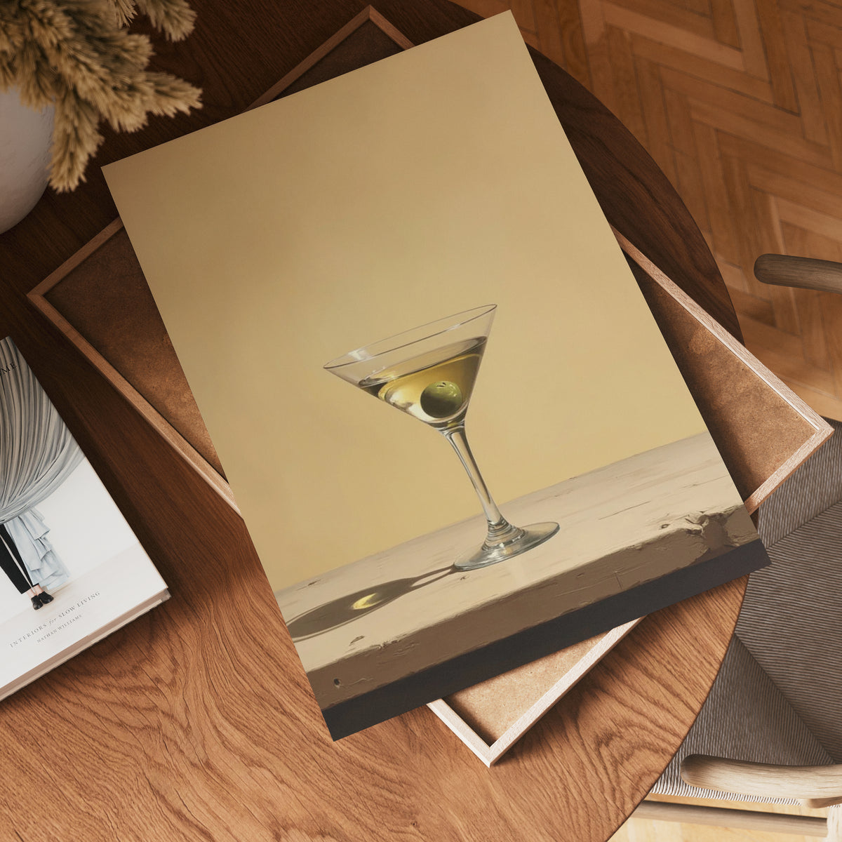 Classic Simple Martini – affisch med stilfullt motiv från Bozetto i hög kvalitet