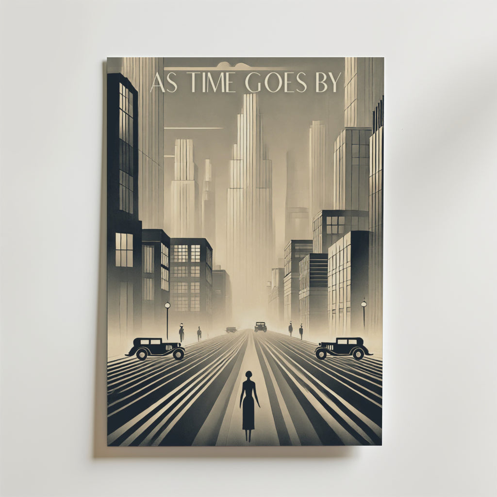 As Time Goes By No.2 – stilfullt konsttryck från Bozetto, tryckt på matt finpapper
