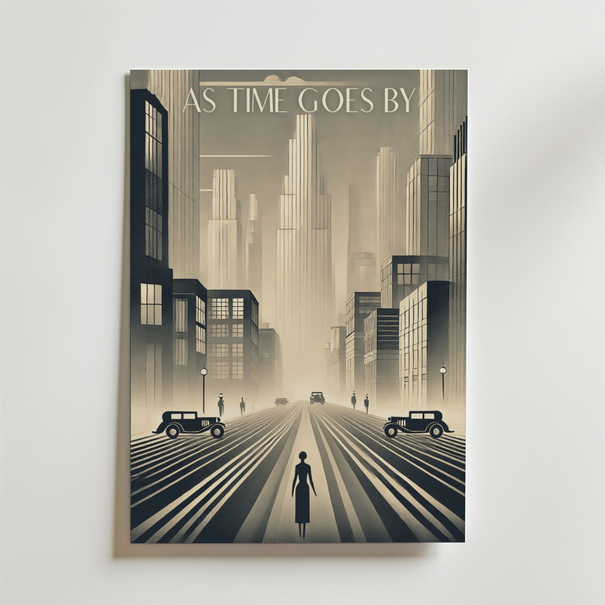 As Time Goes By No.2 – stilfullt konsttryck från Bozetto, tryckt på matt finpapper
