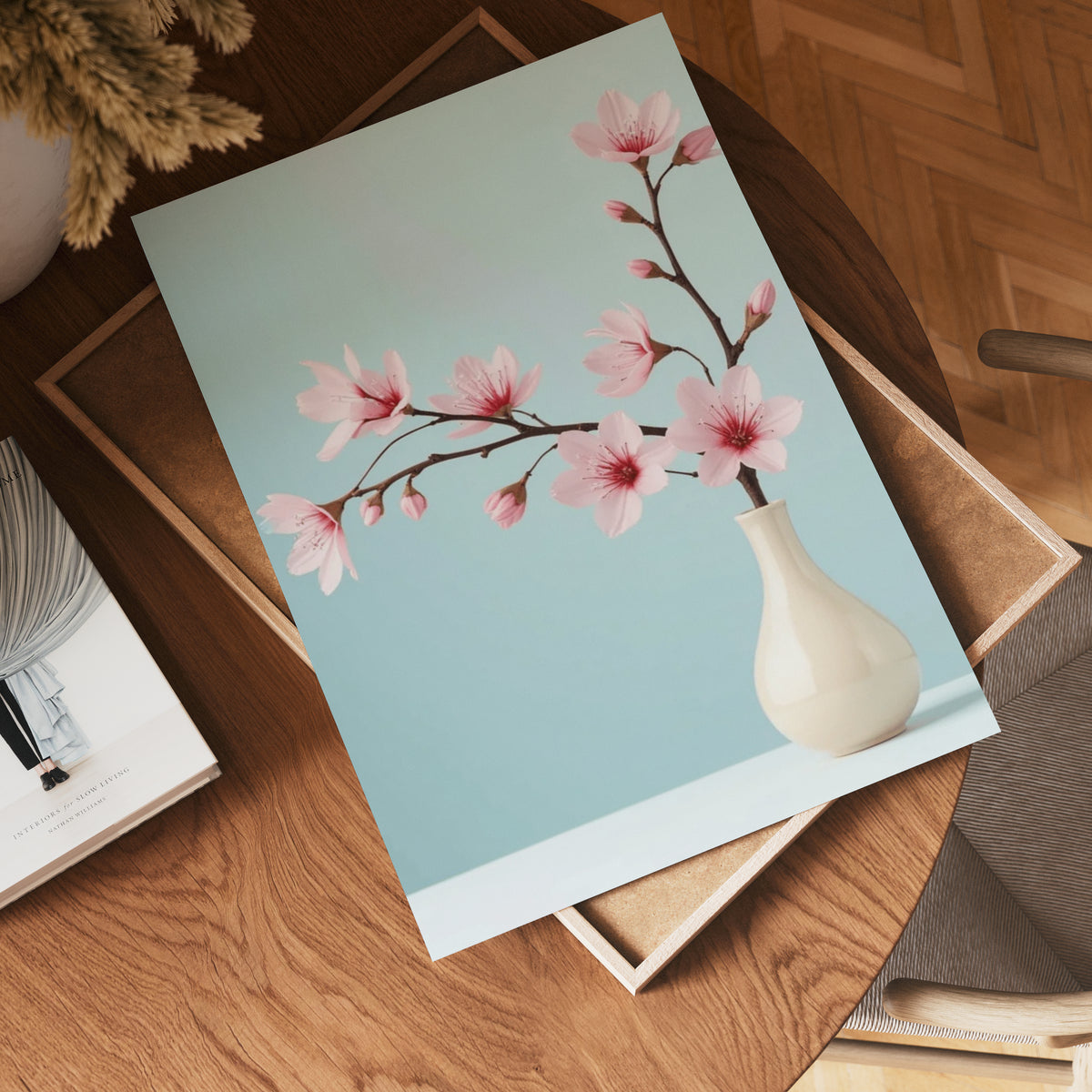 Cherry Blossom Branch – köp enkelt hos Bozetto konsttryck i hög kvalitet i hög kvalitet