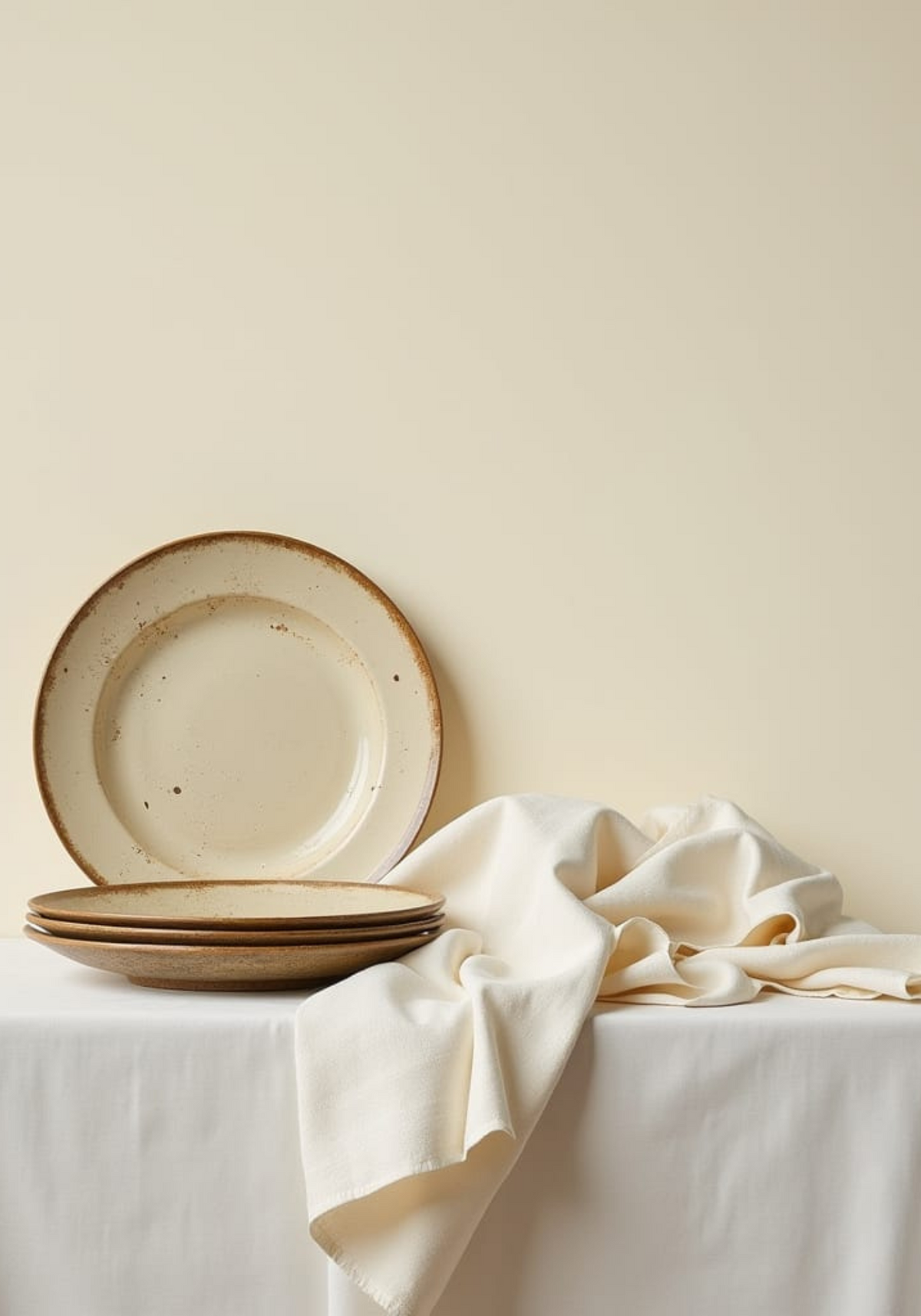 Rustic dinner plate – affisch med snyggt motiv, köp enkelt hos Bozetto i flera storlekar