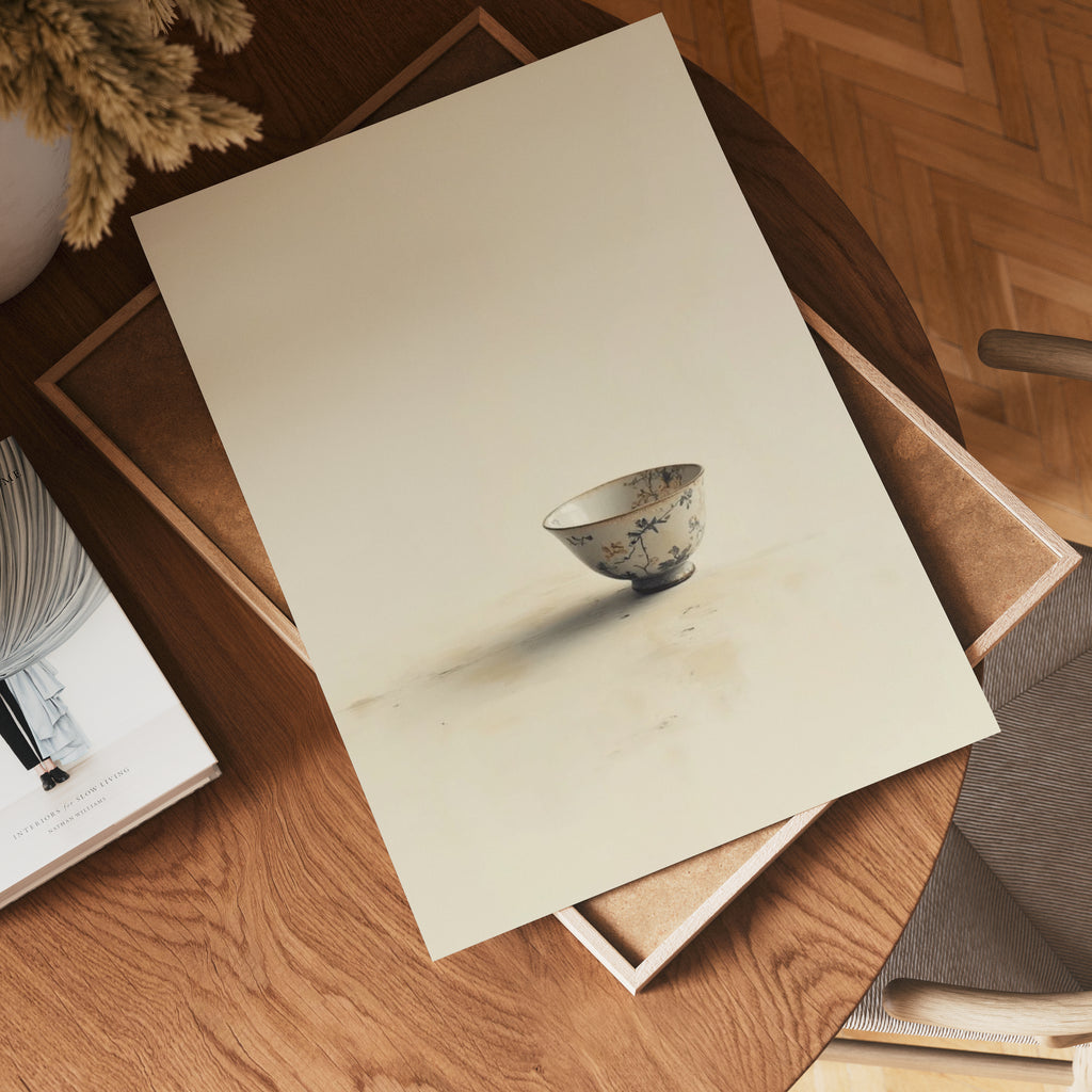 Vintage Ceramic Cup poster visad rakt fram – Bozetto affisch i hög tryckkvalitet