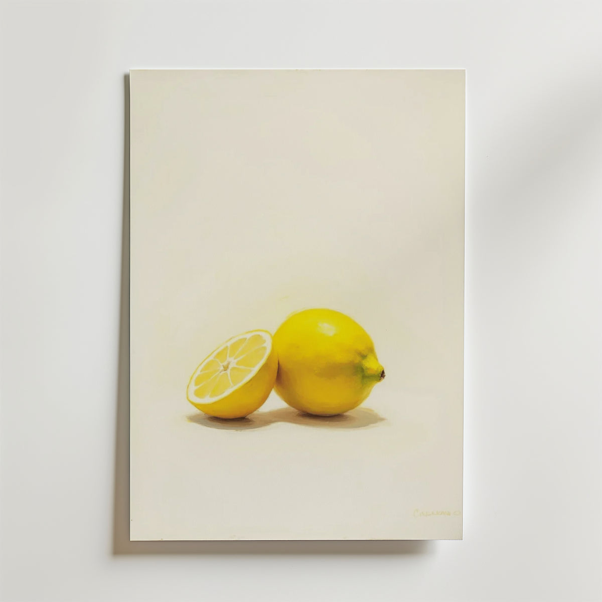 Citrus Essence – stilfullt konsttryck från Bozetto, tryckt på matt finpapper i hög tryckkvalitet