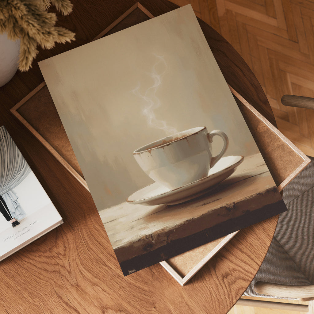 Hot Coffee poster visad rakt fram – Bozetto affisch i hög tryckkvalitet i hög tryckkvalitet