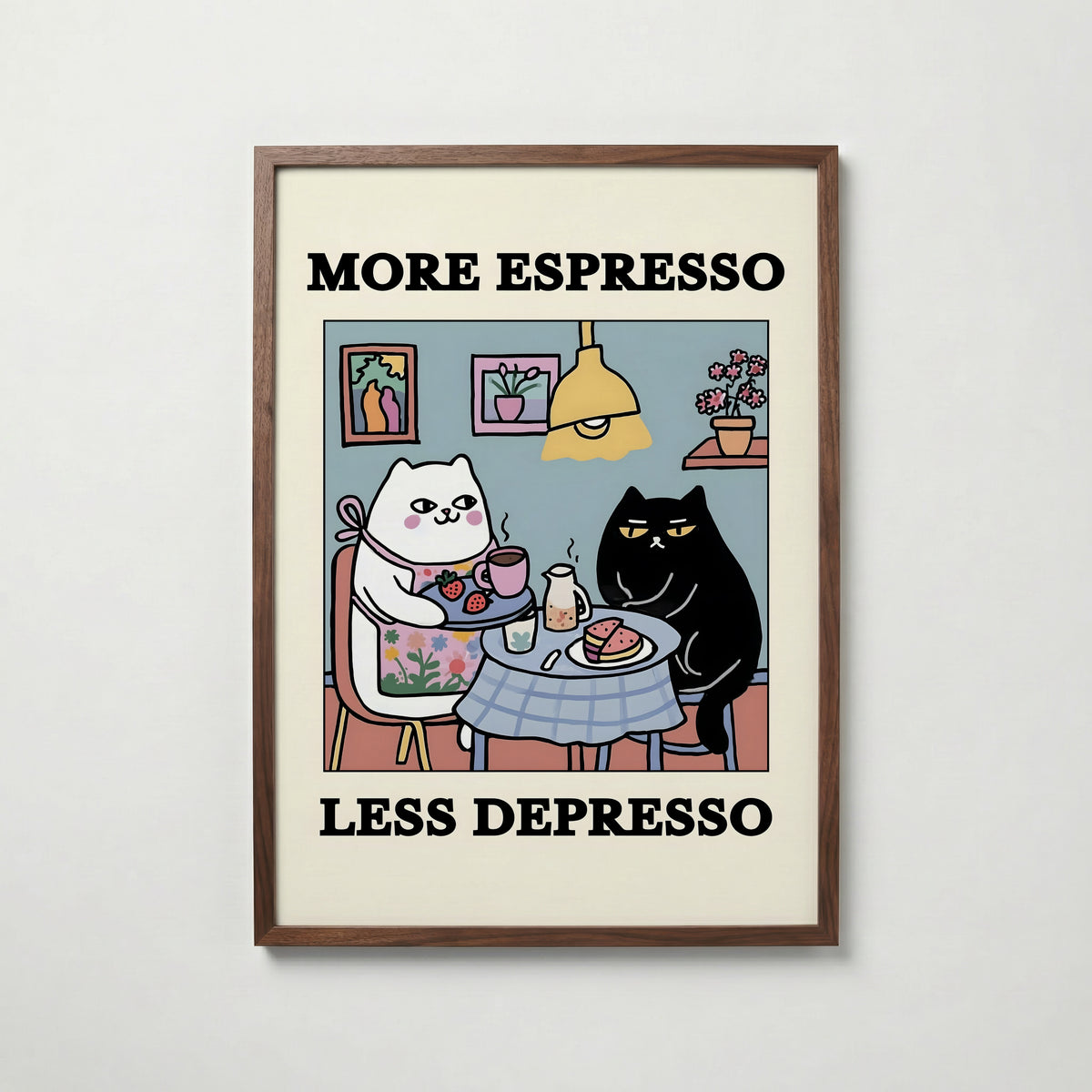 Espresso Therapy – köp enkelt hos Bozetto konsttryck i hög kvalitet i hög kvalitet